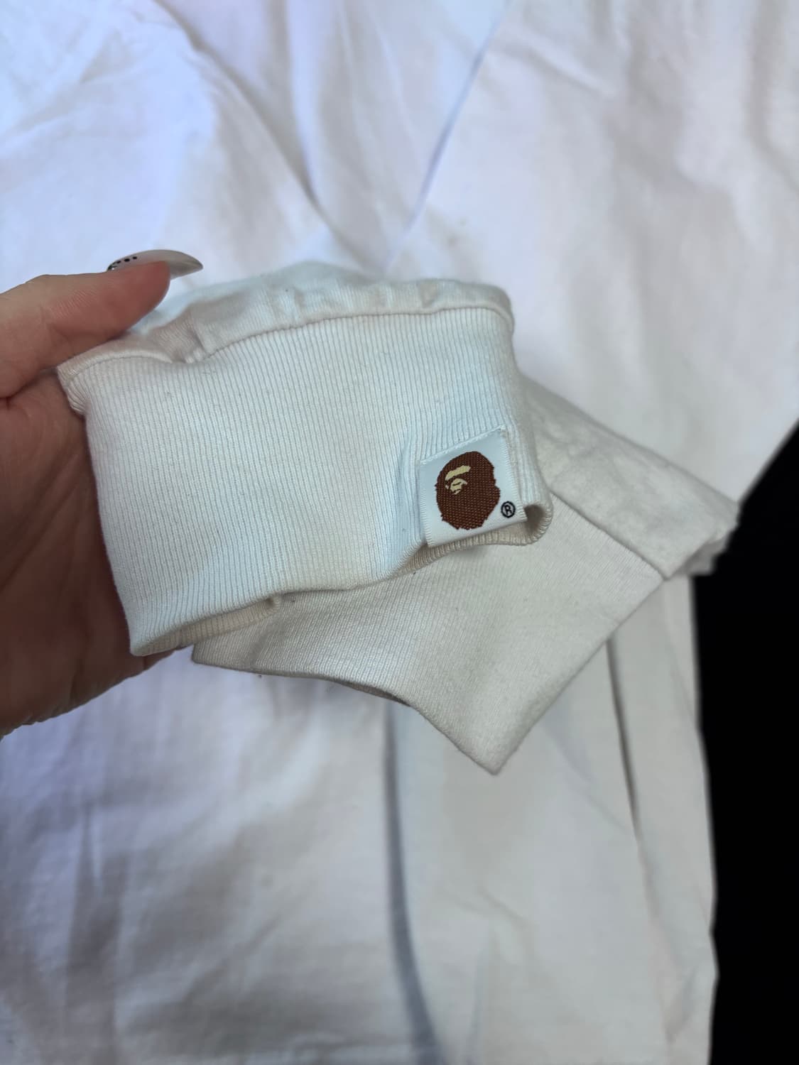 베이프 ABC 카모 재패니즈 레터스 롱슬리브 핑크카모 L 상품이미지9