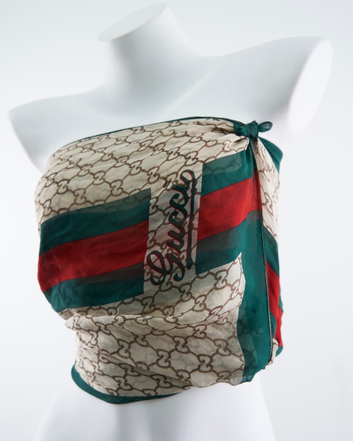 Gucci 실크 로고 스카프 상품이미지3