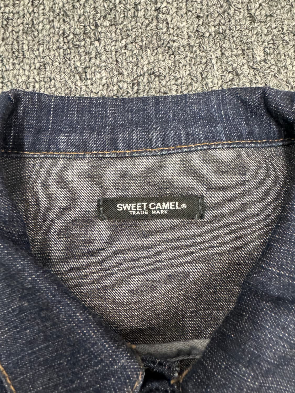 S)Sweet Camel 빈티지 여성 데님 집업 자켓 상품이미지3