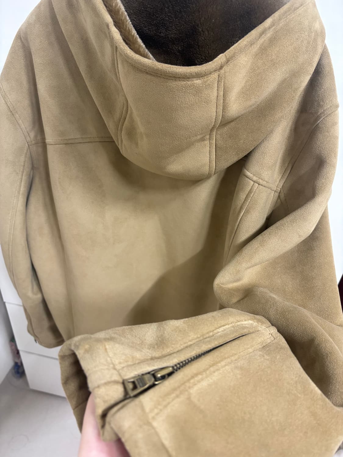 리바이스 레드텝 스웨이드 후드 자켓 상품이미지3