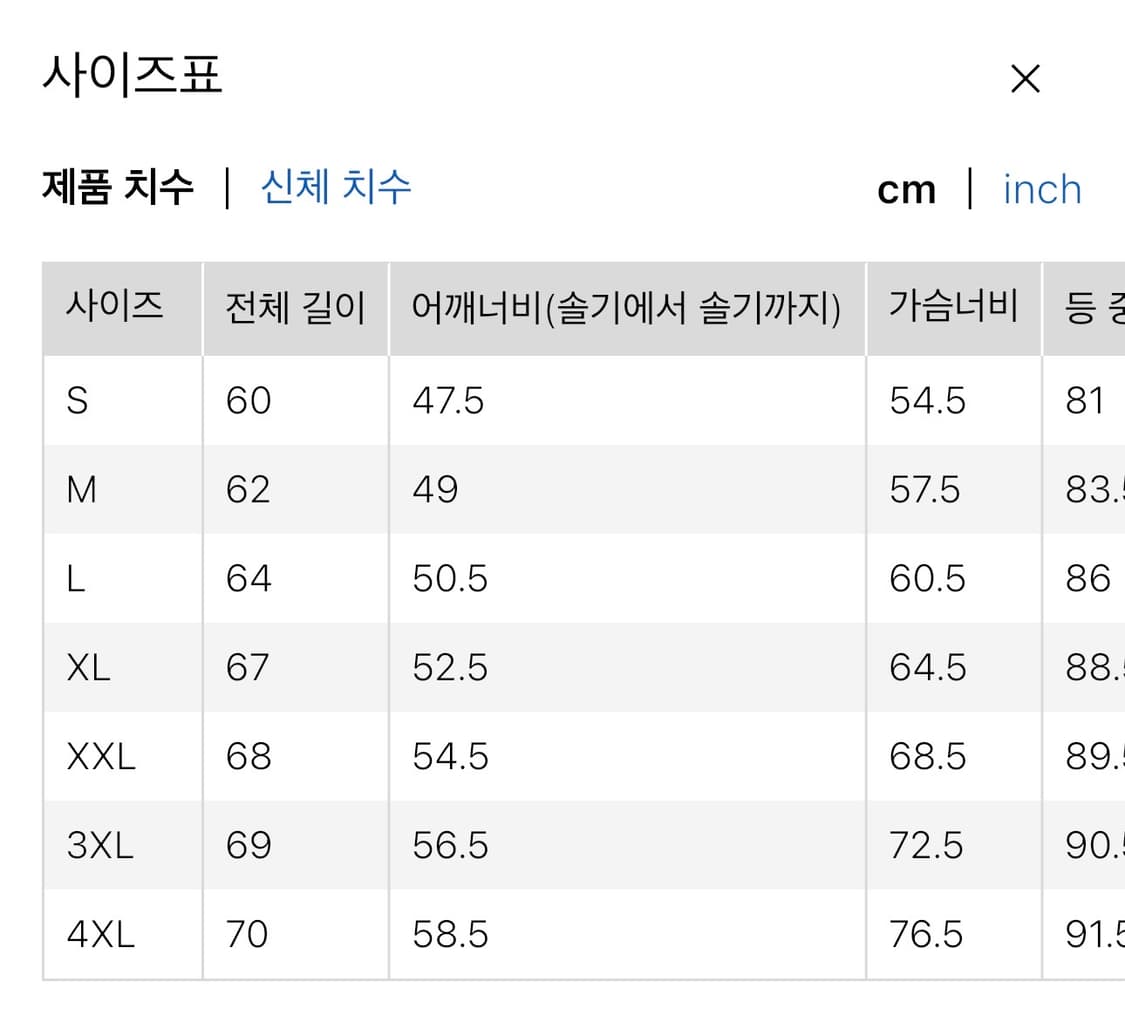 유니클로 데님트러커재킷 자켓 블랙 다크 그레이 4XL 상품이미지8