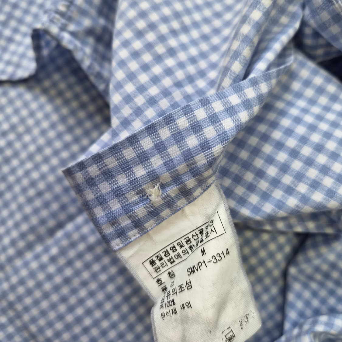 M) 폴로 랄프로렌 반팔 깅엄체크 셔츠 상품이미지3
