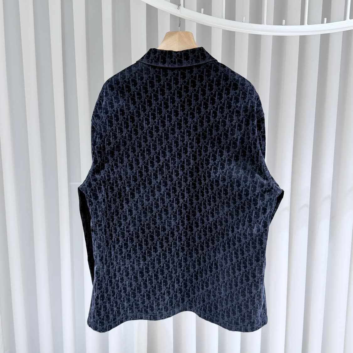 (S+ / 58) / 디올 오블리크 벨벳 오버셔츠 자켓 상품이미지5