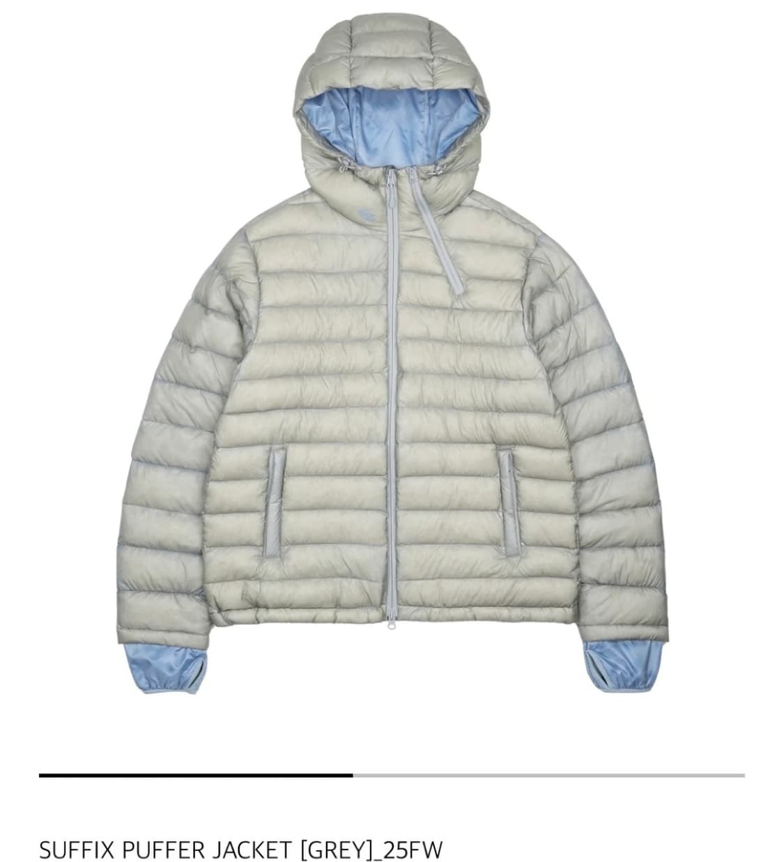 (2) 산산기어 서픽스 푸퍼 자켓 그레이 상품이미지1