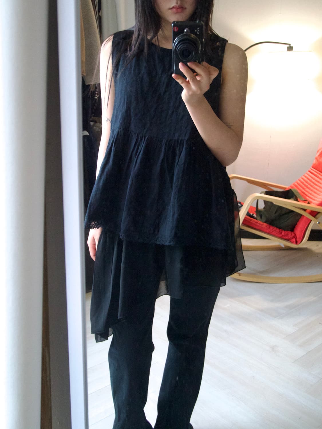 [SAMANSA MOS2] cotton lace sleeveless 상품이미지2
