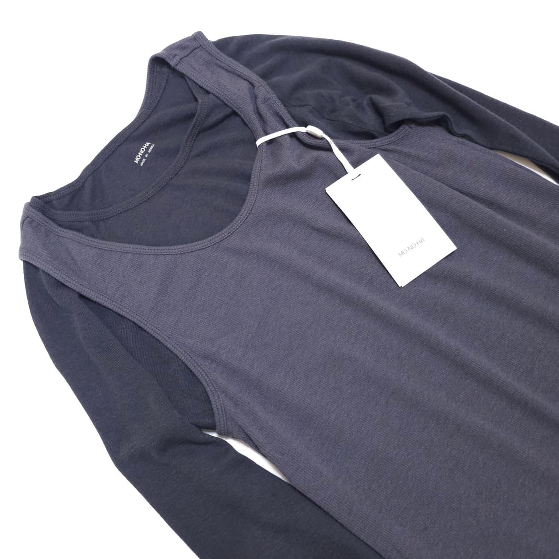 새상품) MONOHA 레이어드 원피스 상품이미지5