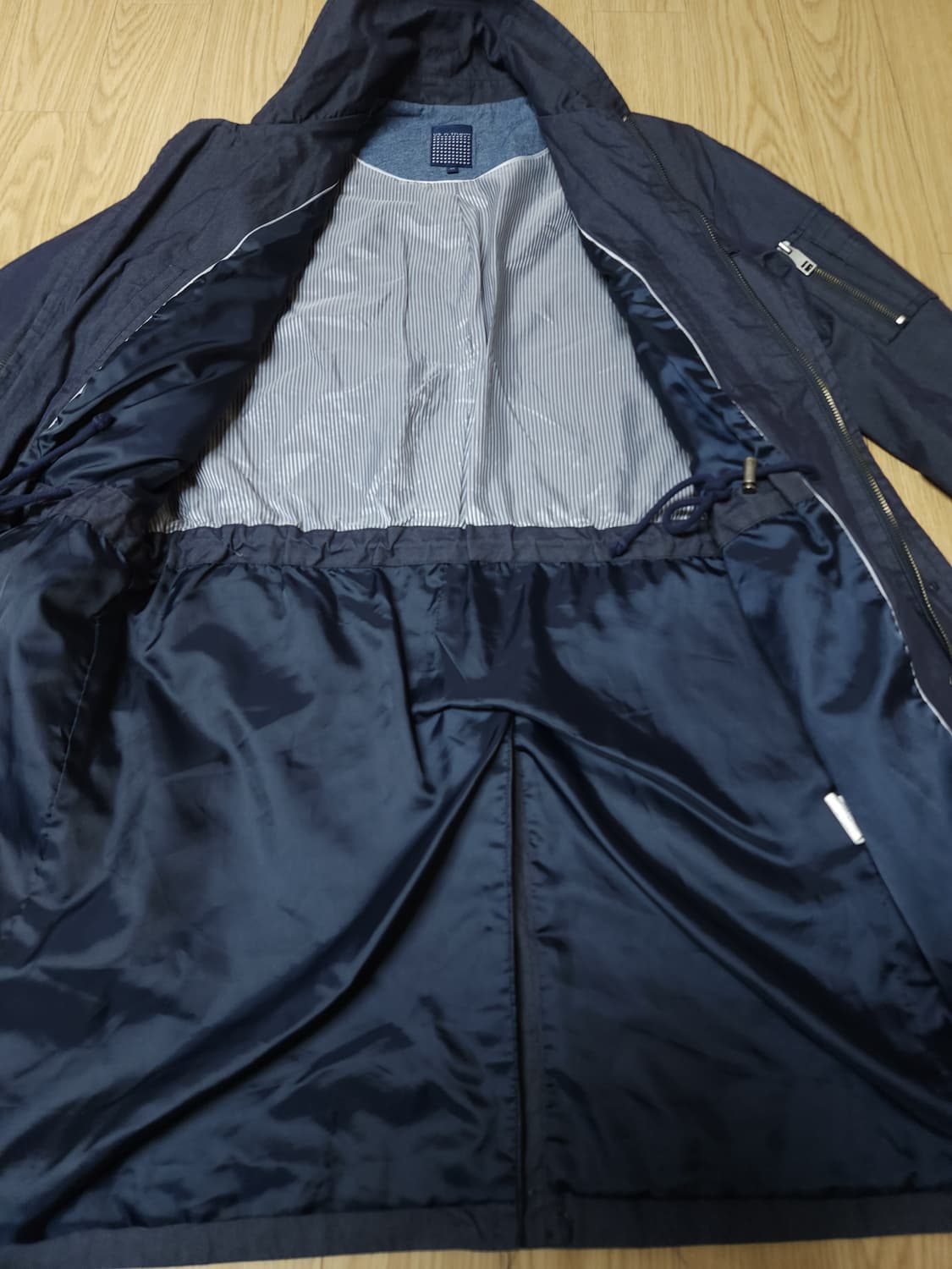 어스앤뎀 us n them 데님 트렌치코트, 롱 야상점퍼, 바람막이 95 상품이미지4