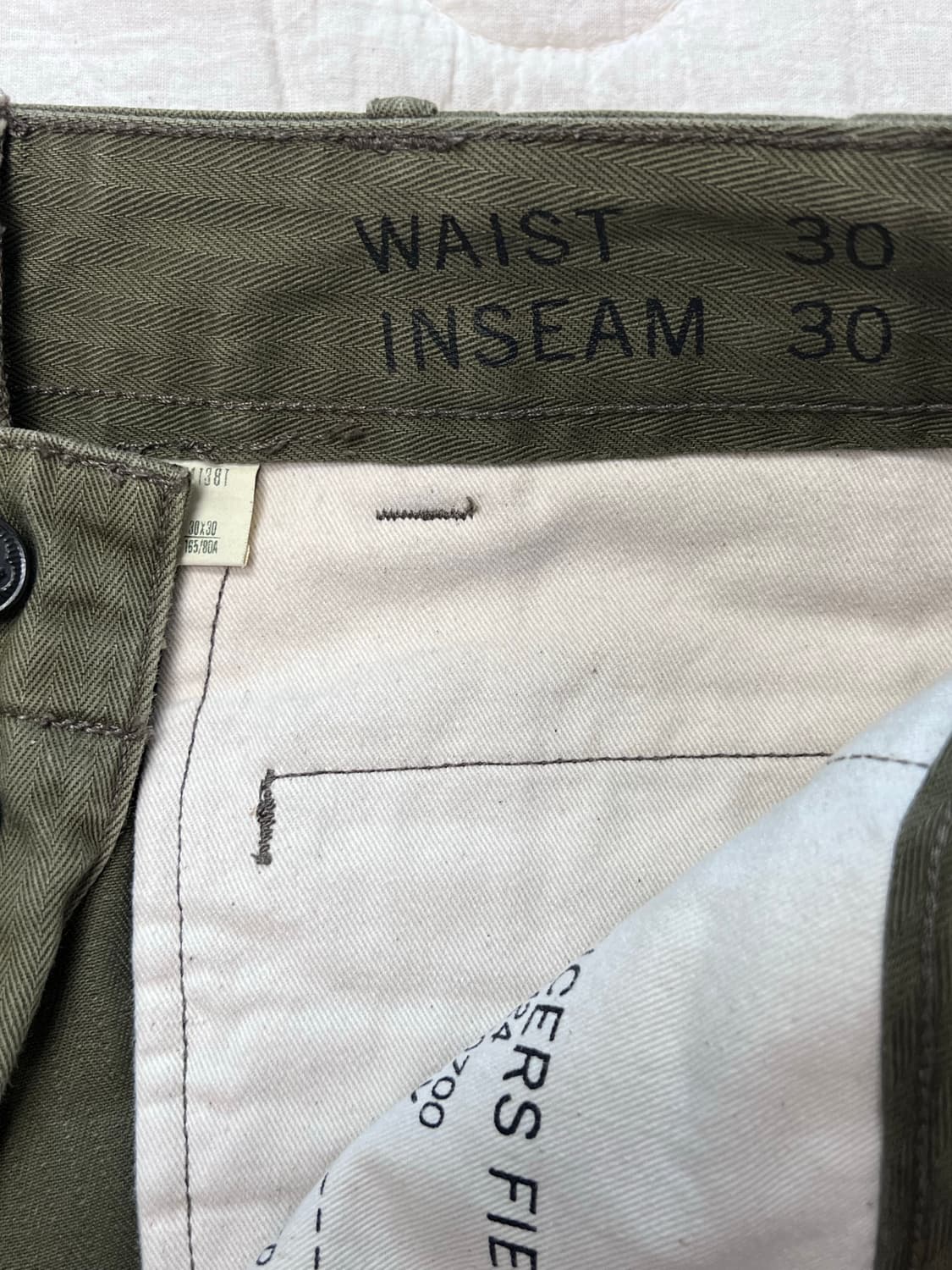 RRL 헤링본트윌 오피서스 치노 30/30 상품이미지3