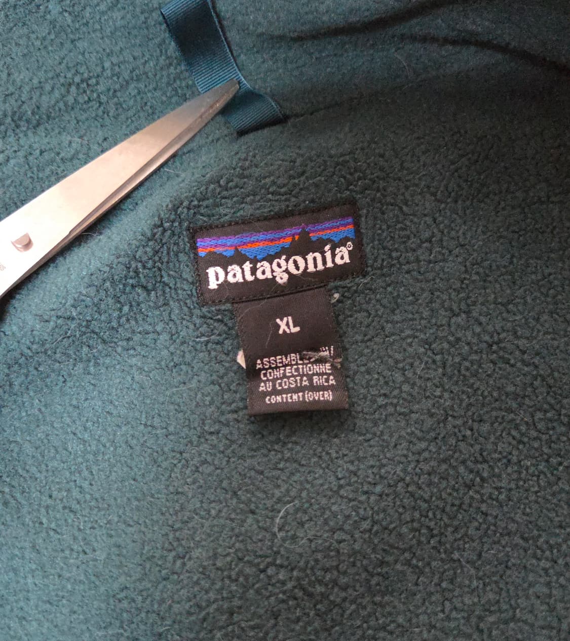 (XL)파타고니아 노스노우 90s 블루퍼플 나일론 신칠라 봄버 자켓 상품이미지5