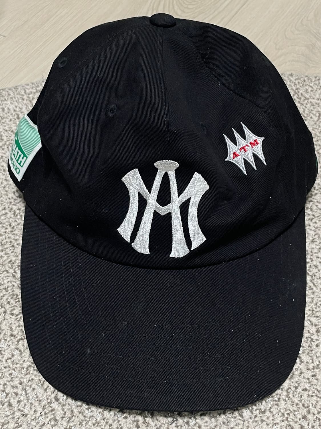 애프터매쓰 모자 ATM 로고 캡 블랙 상품이미지1