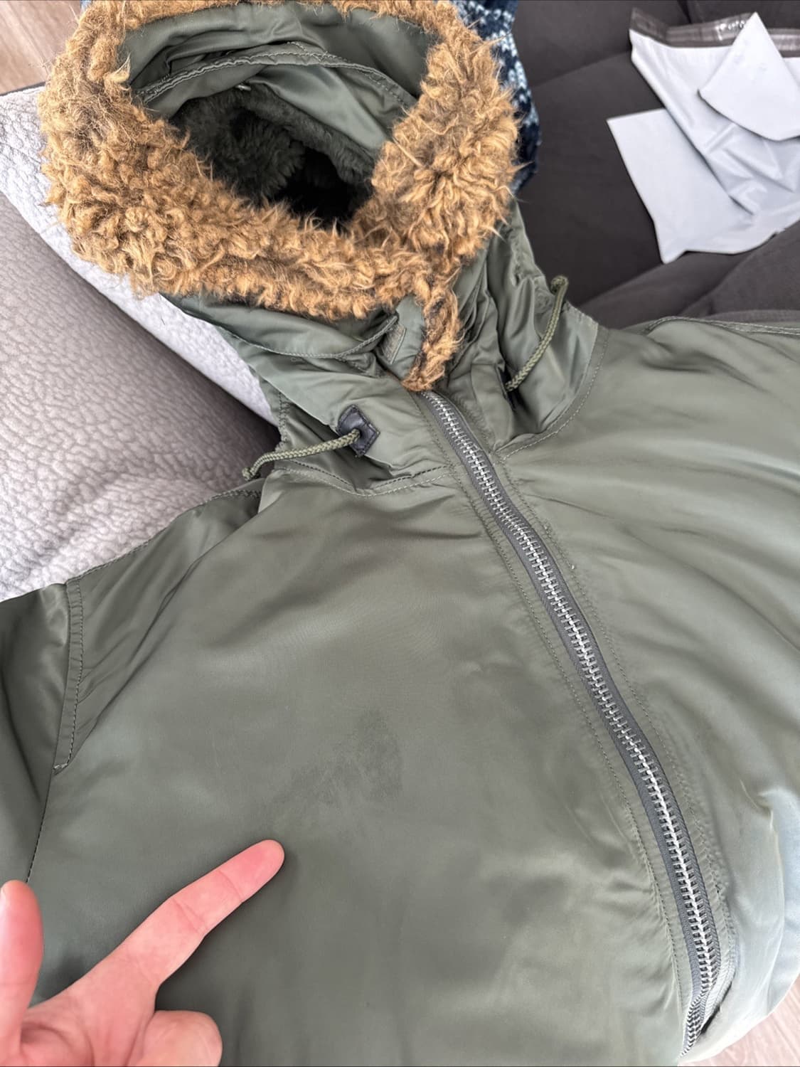 00s 알파 인더스트리 N-3B 미드웨이트 파카 상품이미지9