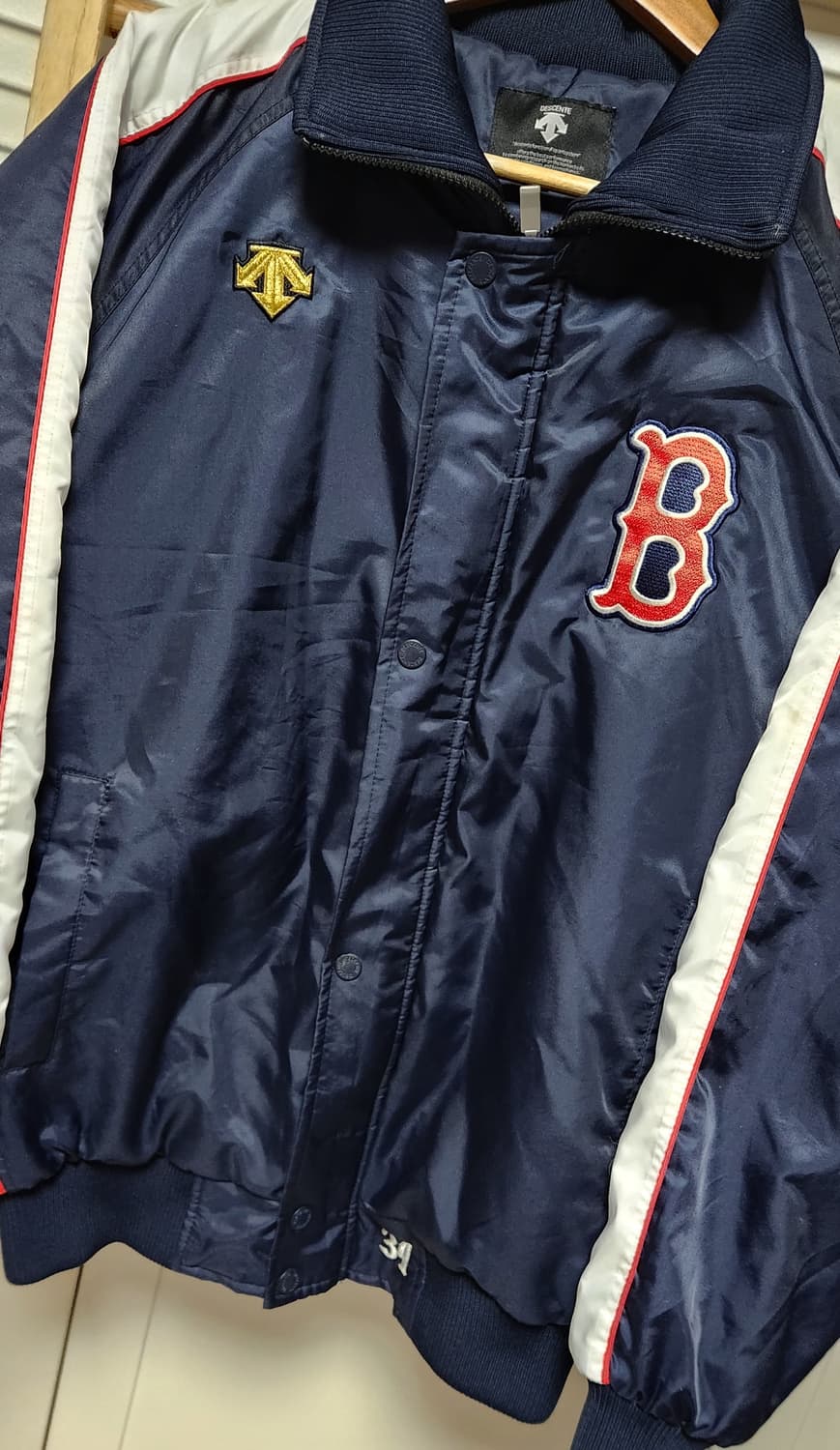 데상트 보스턴 선수지급용 누빔 퀄팅 점퍼 자켓 34번 상품이미지5