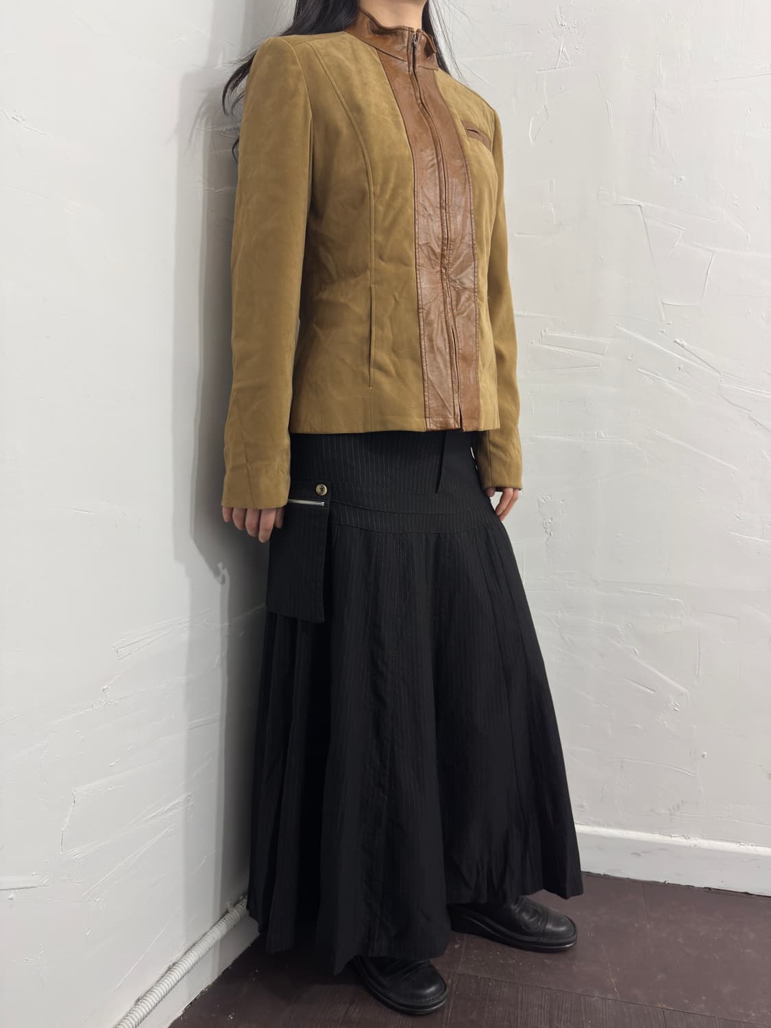 ichioku pocket design long skirt 상품이미지5