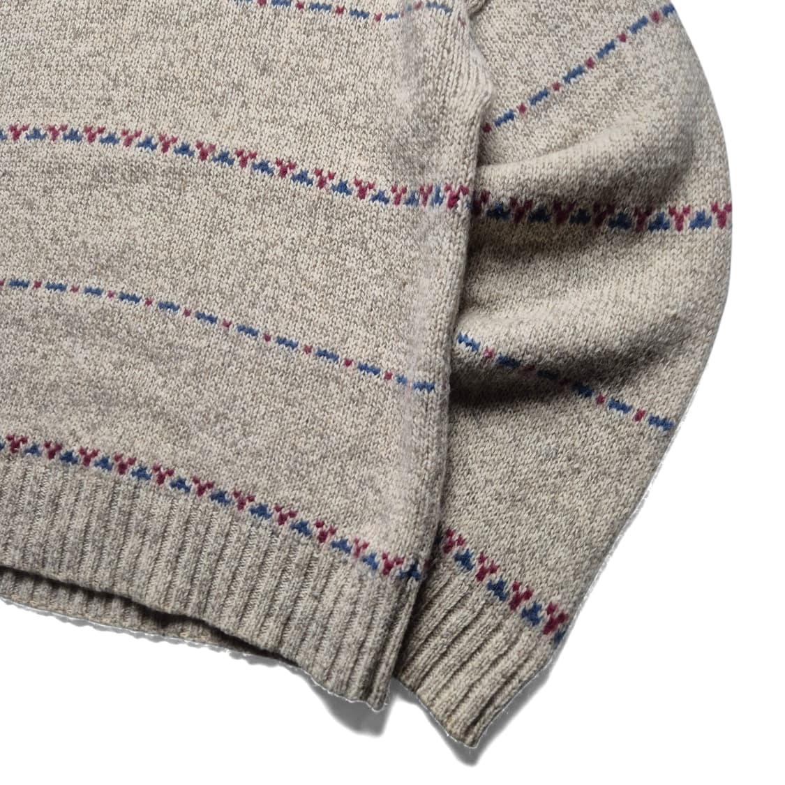 [M] 에디바우어 90s 빈티지 스트라이프 울 니트 상품이미지5