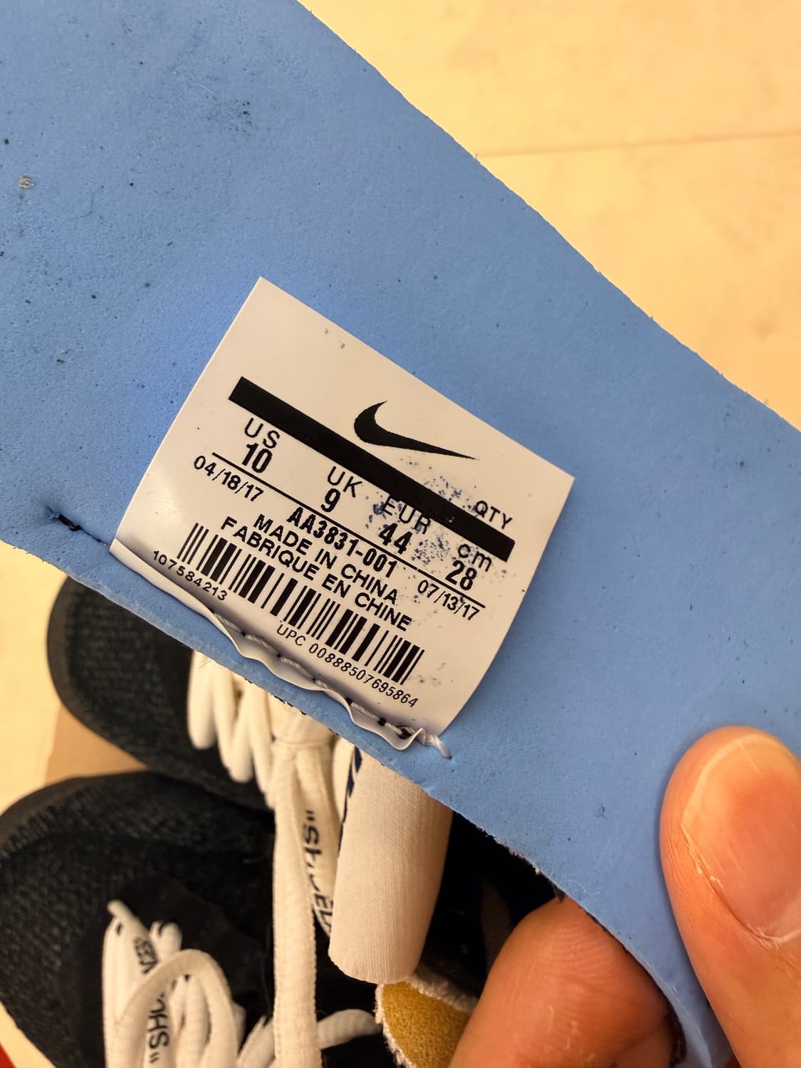 [280] 나이키 오프화이트 베이퍼맥스 og 블랙 더 텐 상품이미지8