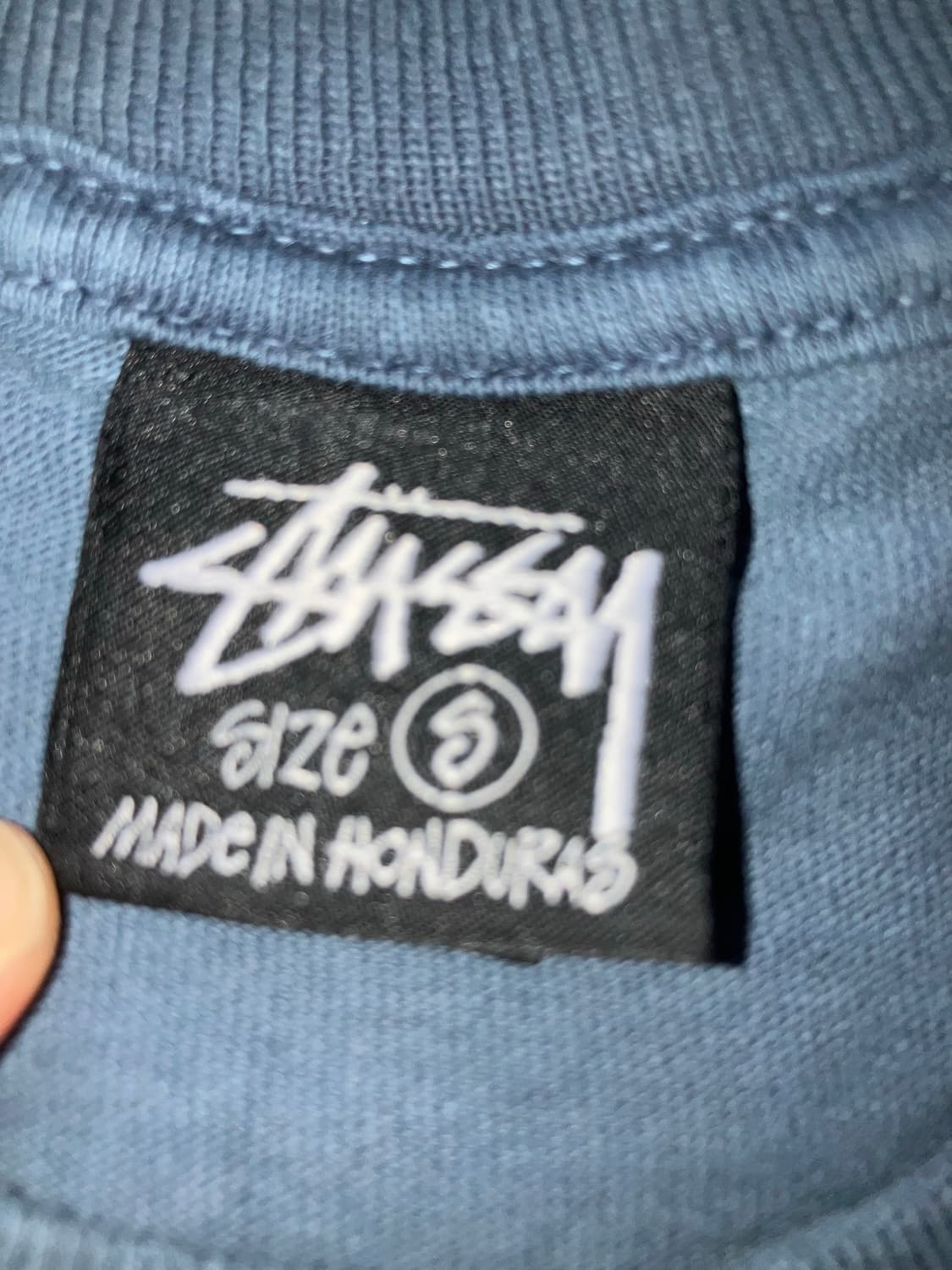 스투시 공룡 반팔 블루 (사이즈: s) 상품이미지3