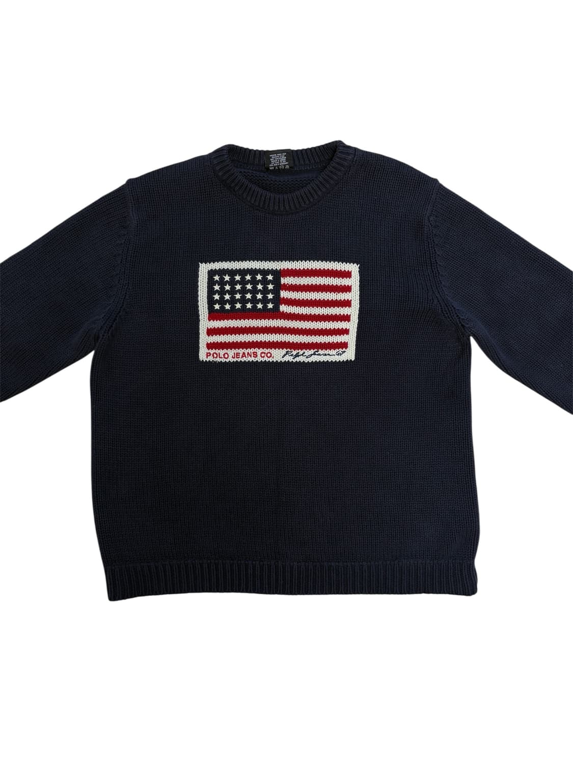 폴로진스 성조기 니트 네이비 상품이미지1