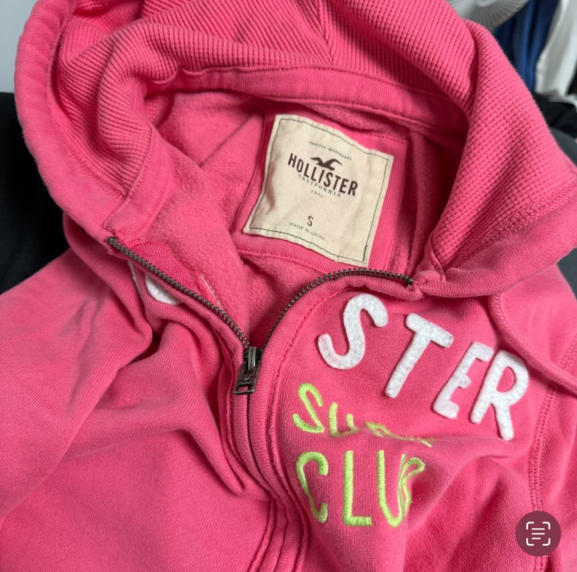 HOLLISTER 우먼 빅로고 후드 집업 상품이미지5