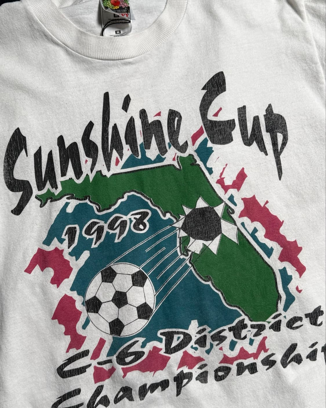 90-00's 푸릇오브더룸 선샤인컵 그래픽 티셔츠 M 상품이미지2
