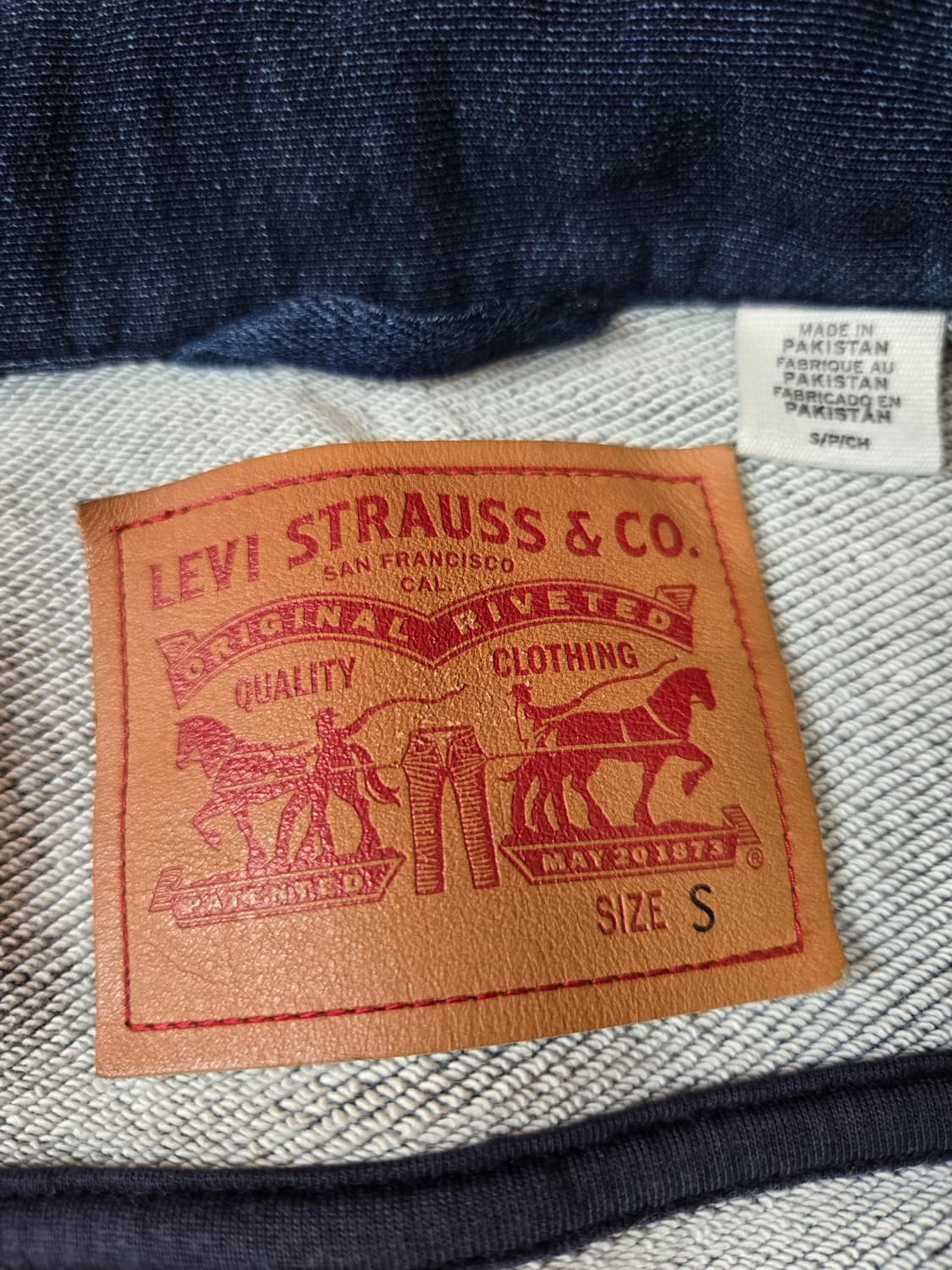 리바이스 여성 코튼 진청 트러커 자켓 상품이미지8