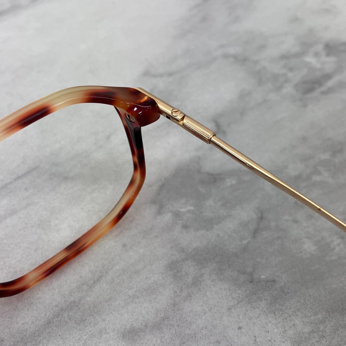 C10 로덴스톡 Rodenstock 레트로 레오파드 스퀘어 뿔테 안경 상품이미지3