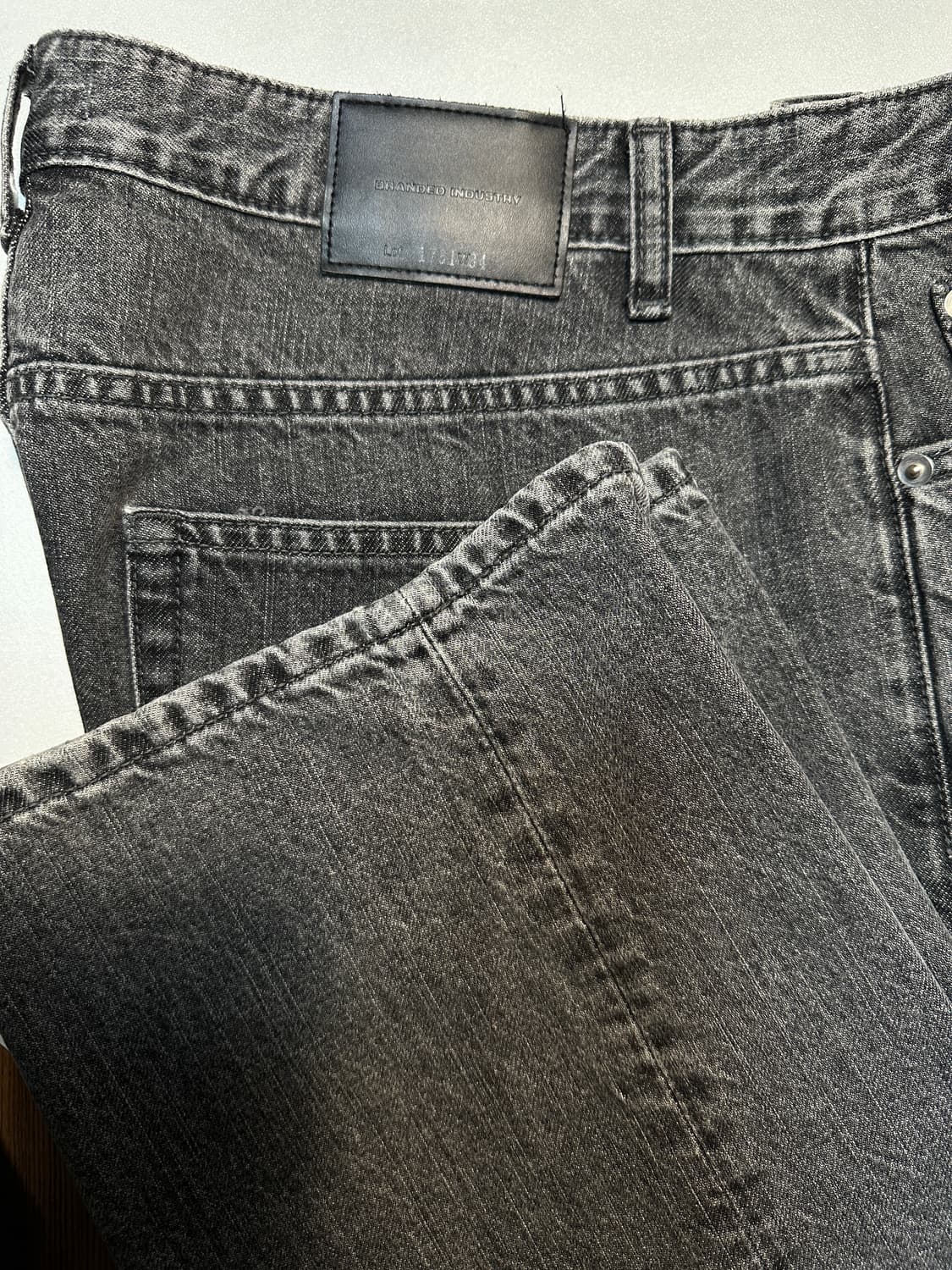 브랜디드 1781 ASH CROW JEANS [WIDE STRAIGHT] 상품이미지6