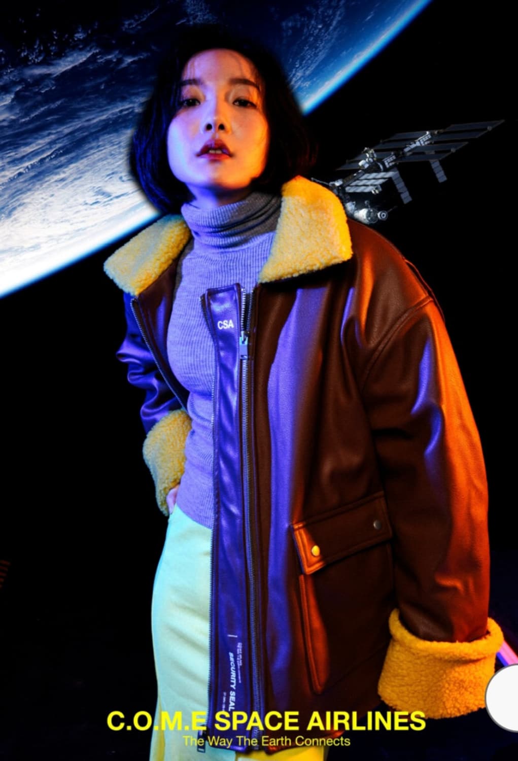 에코레더 무스탕코트 상품이미지1