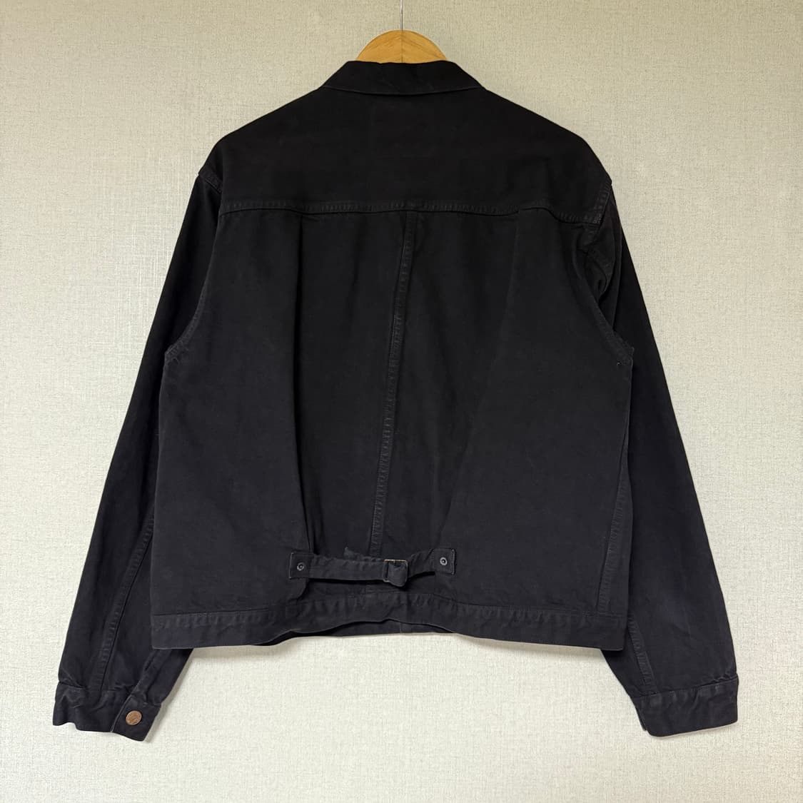 [XXL]제라도 410XX 가공 서퍼 블랙 데님 트러커 자켓 상품이미지5