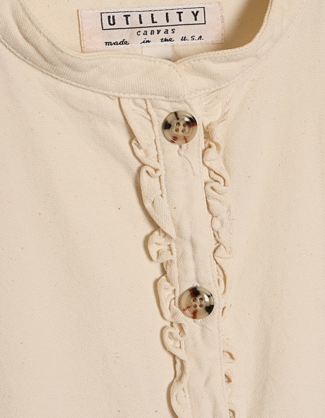 UTILITY canvas Frill Shirts 상품이미지3