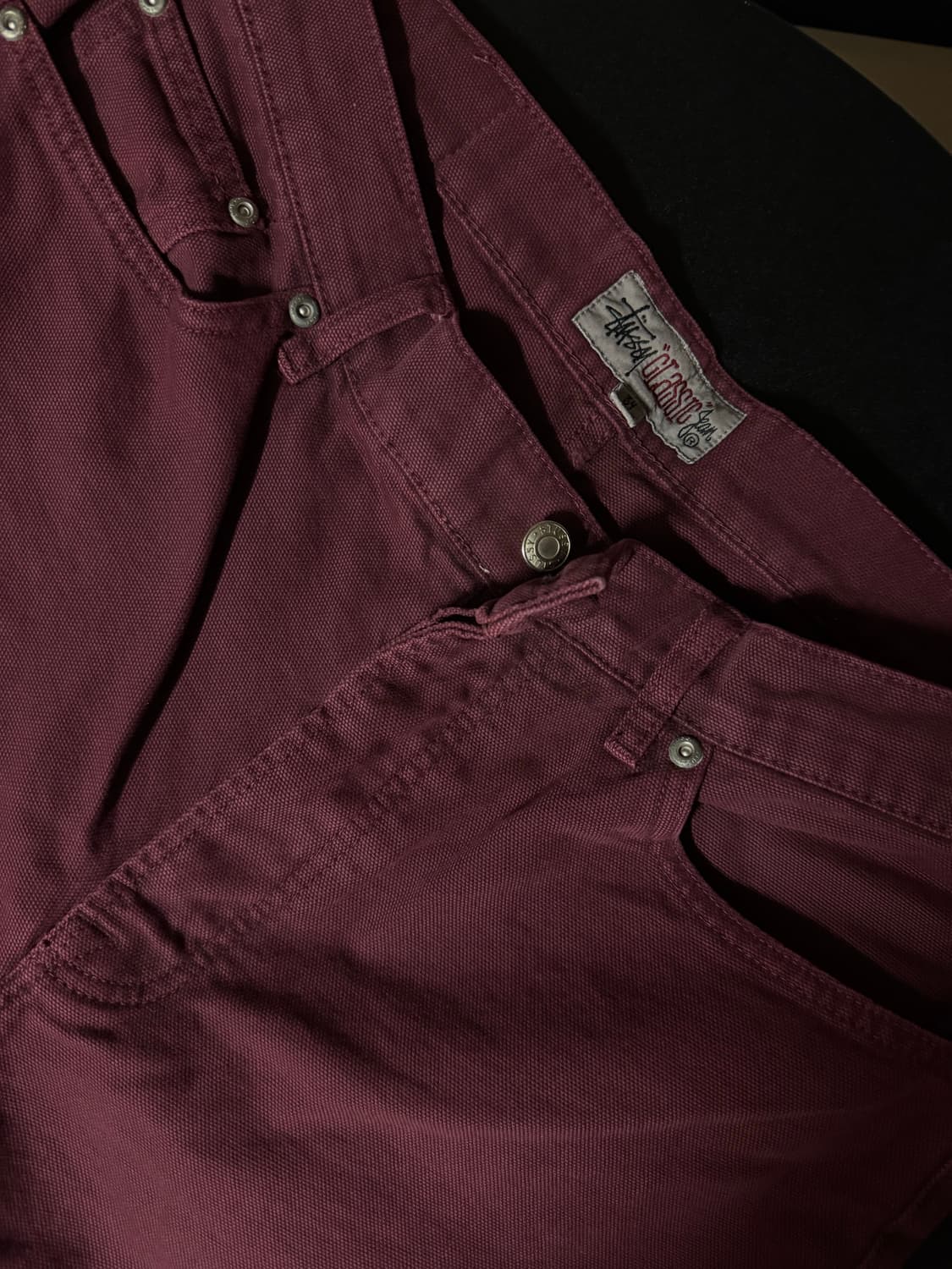 스투시 캔버스 빅 올 팬츠 상품이미지1