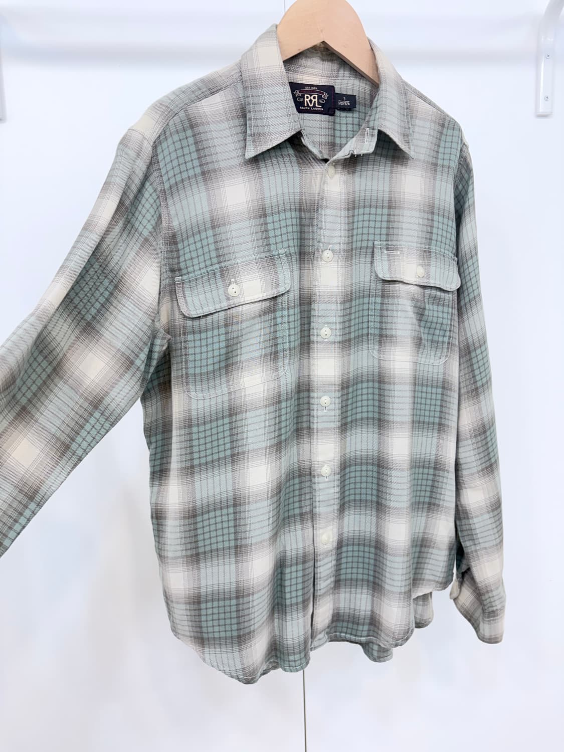 더블알엘 여성 체크 셔츠 3 상품이미지2