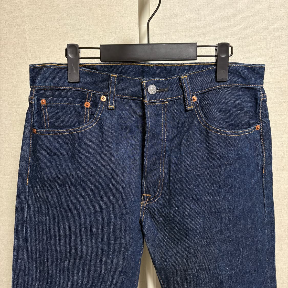 리바이스 501 스트레이트 생지 데님 팬츠 / W34, L30 상품이미지2