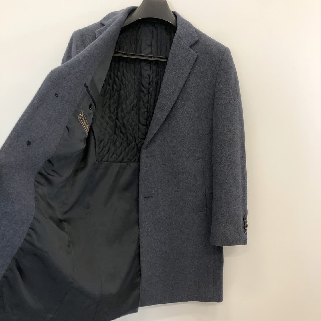 트루젠 캐시미어 체스터 블루 울코트 105사이즈 상품이미지6