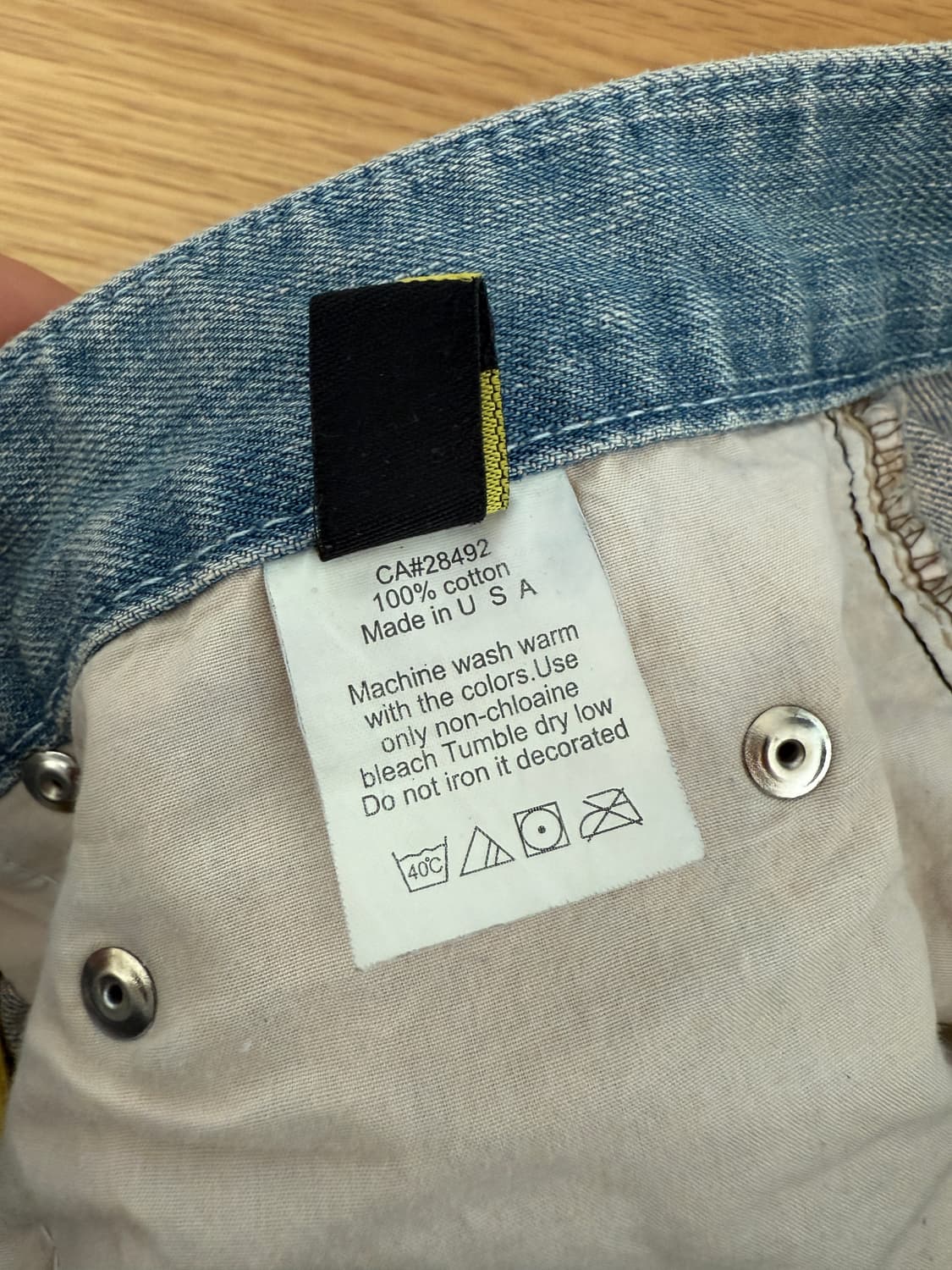 미제 볼컴(VOLCOM) 데님 팬츠(U.S.A) 상품이미지9