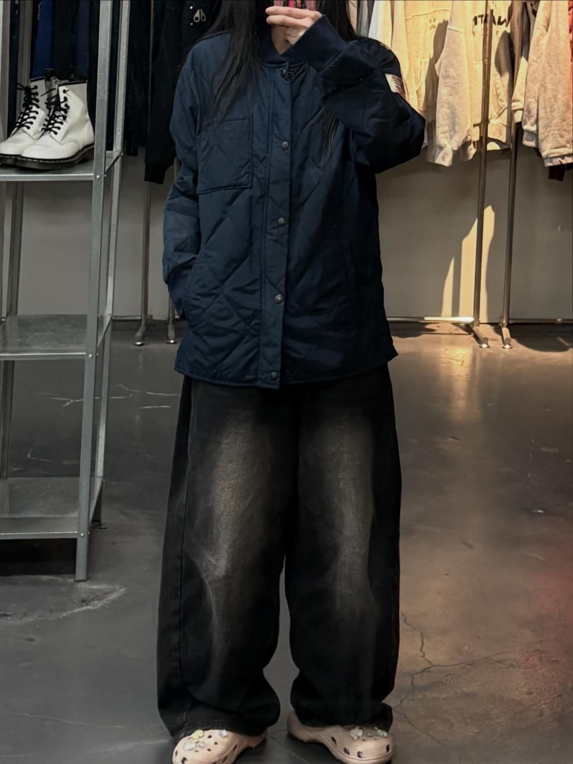 폴로진스 성조기패치 퀄팅자켓 A3601 상품이미지1