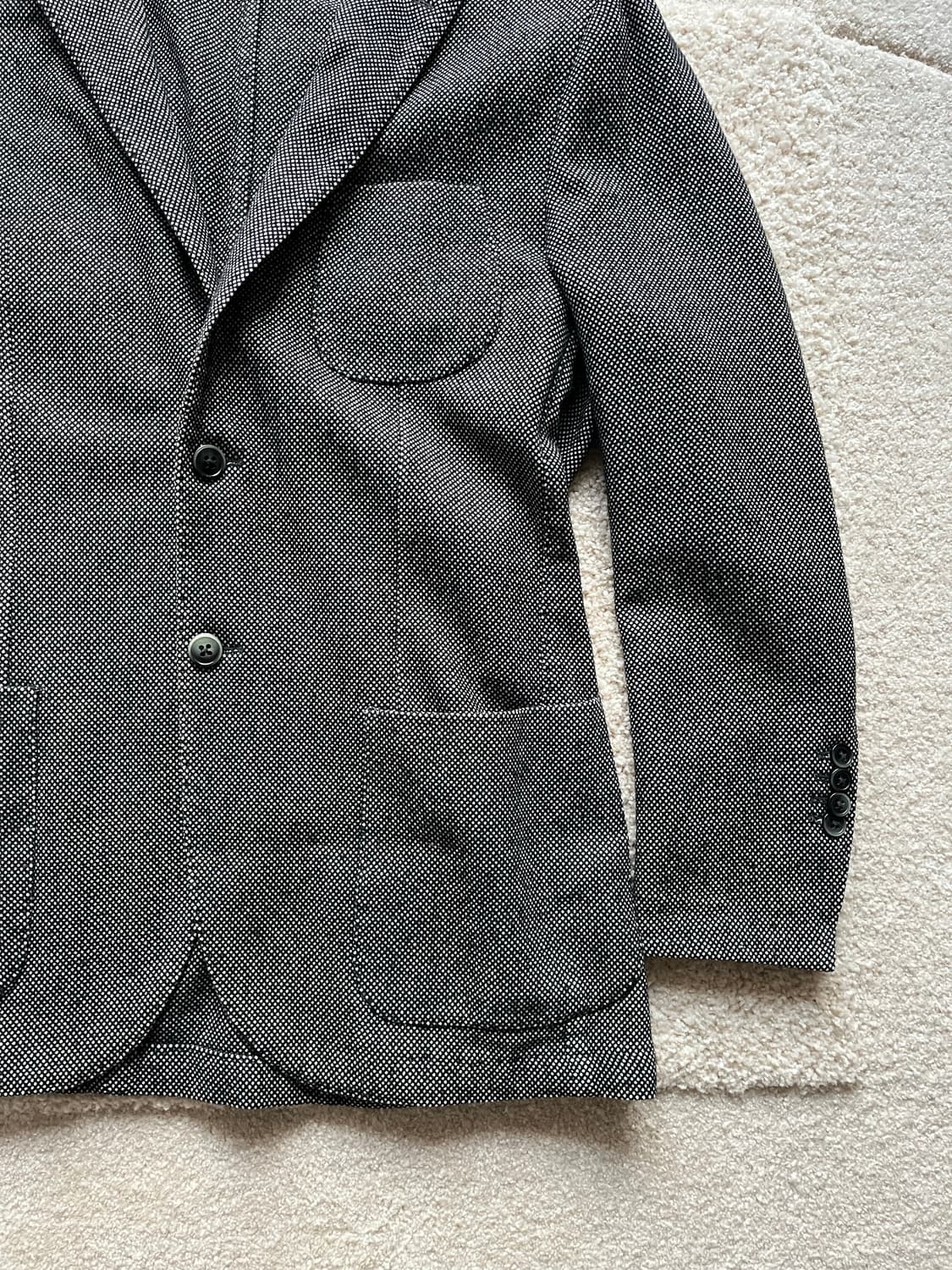 L.B.M. 1911 테일러드 블랙 도트 울 자켓 (103-105) 상품이미지6
