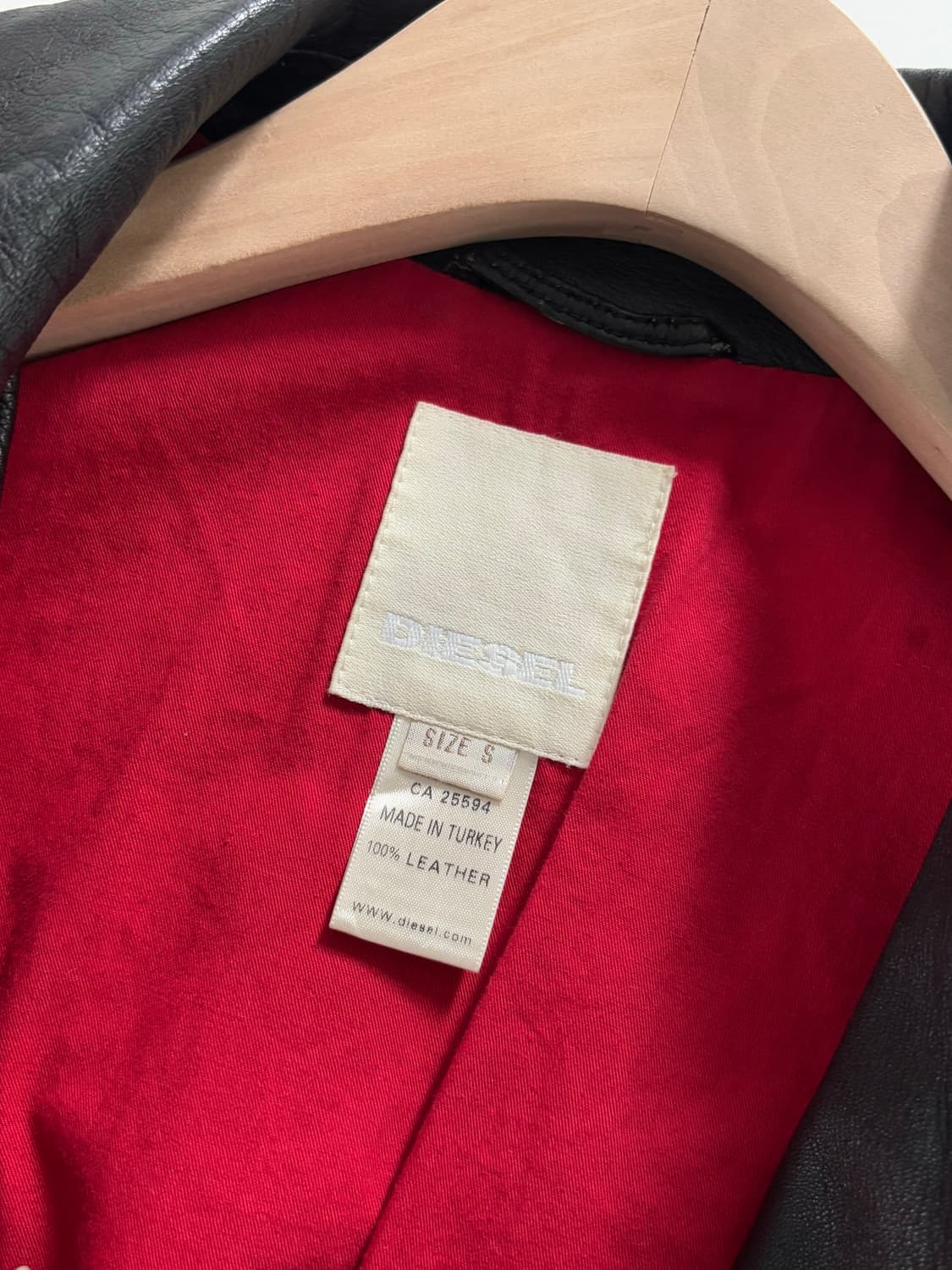 Diesel 디젤 블랙 레더 자켓 상품이미지7