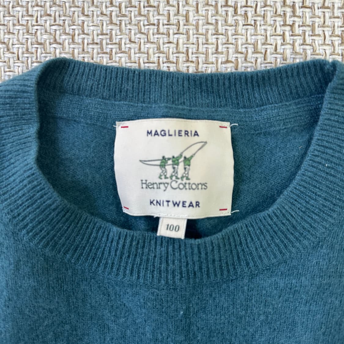 100 헨리코튼 남성용 긴팔 니트 0410D 상품이미지2