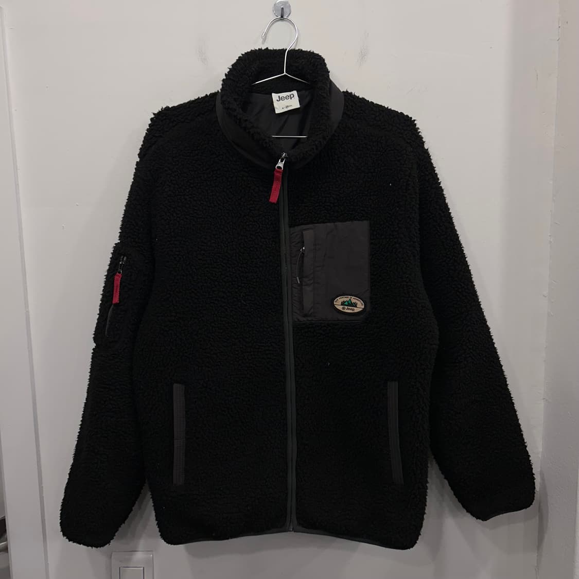 지프 어드벤쳐 벨크로와펜 하이넥 뽀글이 플리스 상품이미지2