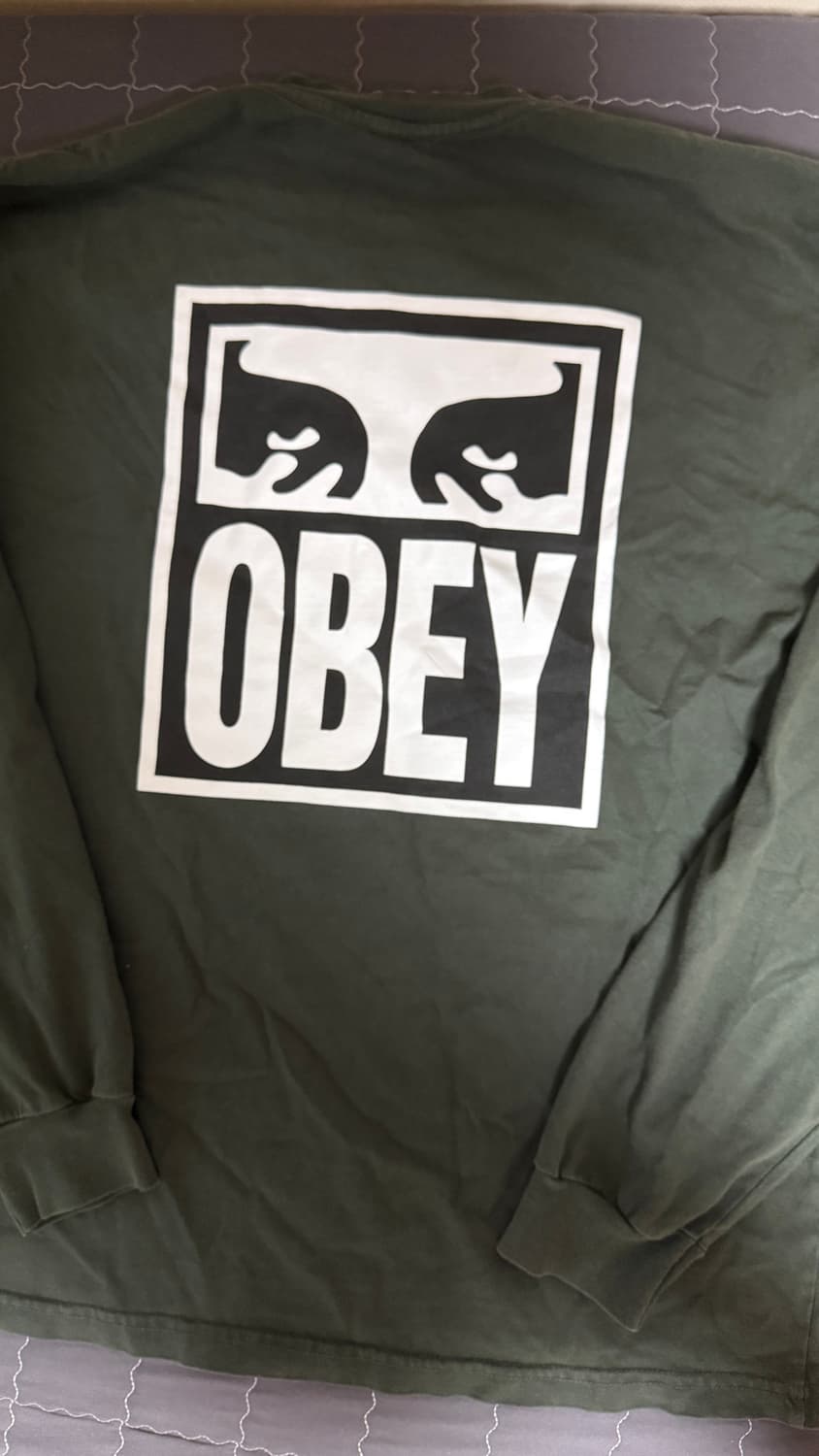 OBEY 롱슬리브 L 카키 상품이미지3