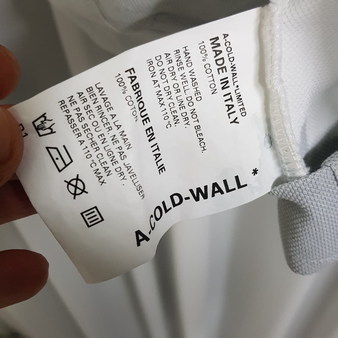 acw 어콜드월 비데칭 날염 셔츠 L 상품이미지2