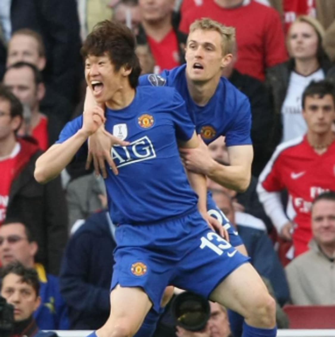 08-09 맨체스터 유나이티드 써드 No.13 박지성 상품이미지10