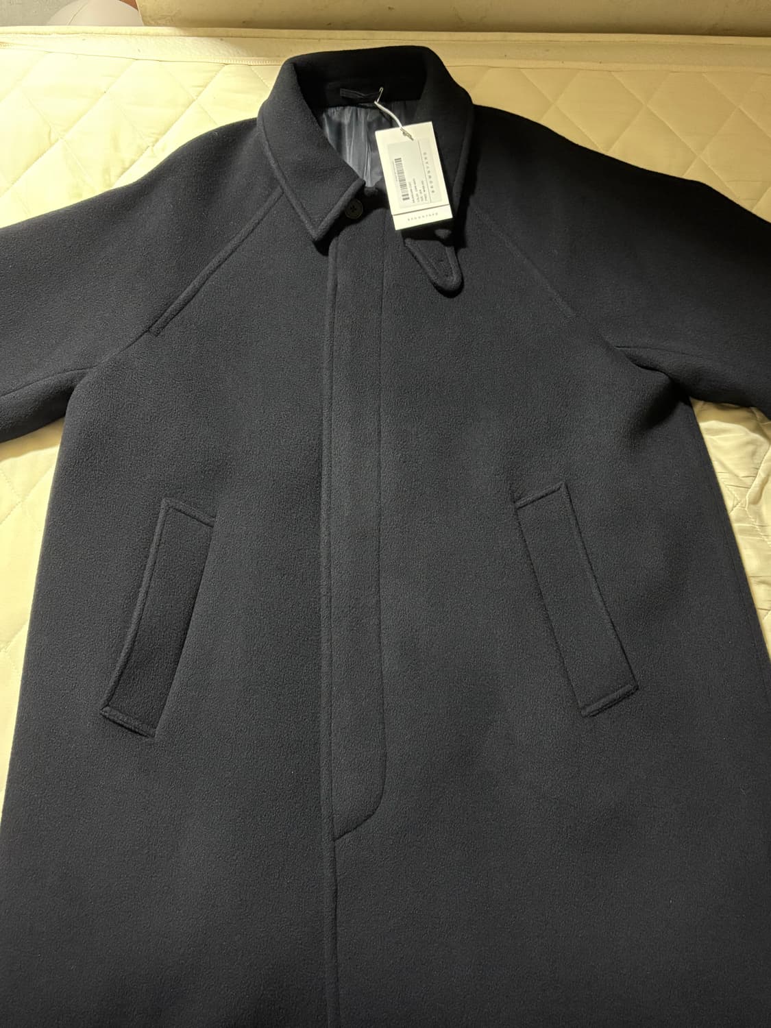 [새상품] 브라운야드 24fw 발마칸 코트 다크네이비 4 상품이미지1