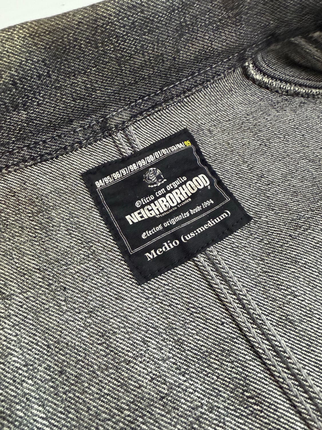 네이버후드 데미지드 데님 자켓 M사이즈 상품이미지4