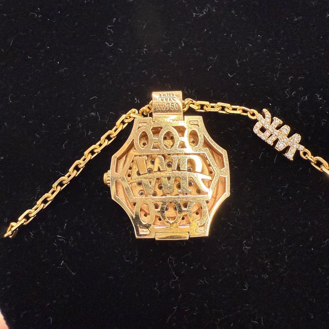 [L/풀구성]워치링 PP 풀다이아 목걸이 상품이미지3