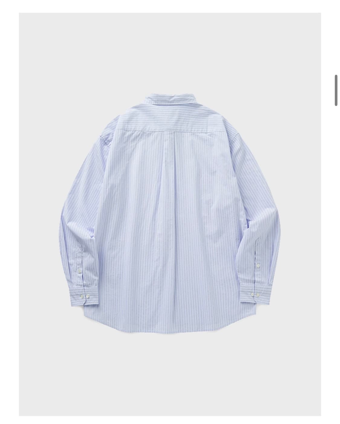 유니온블루 스트라이프 런드리셔츠 블루 상품이미지2
