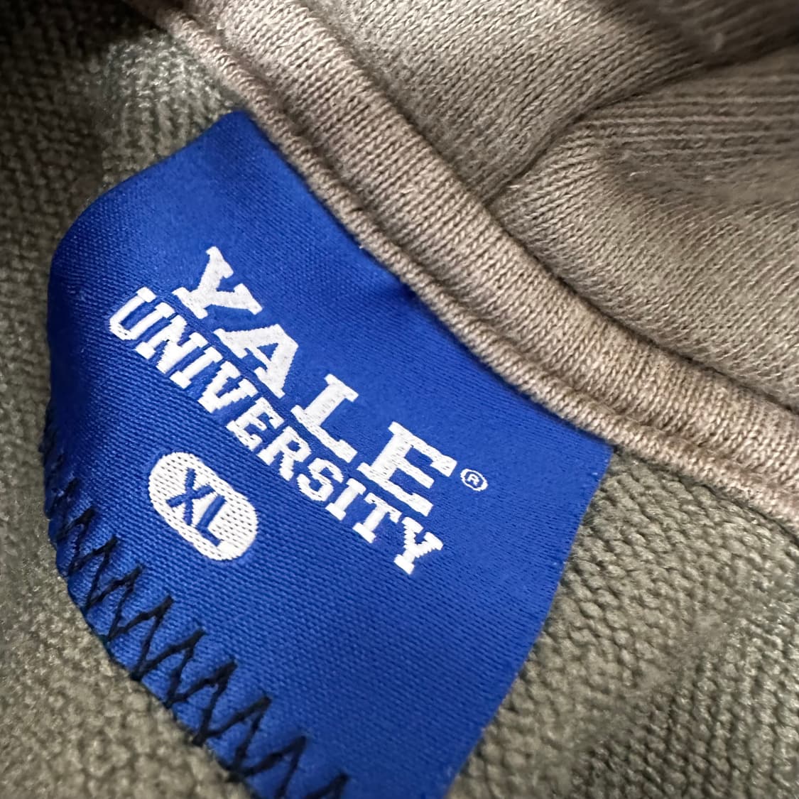 YALE 예일 후드티 카키 XL 상품이미지4