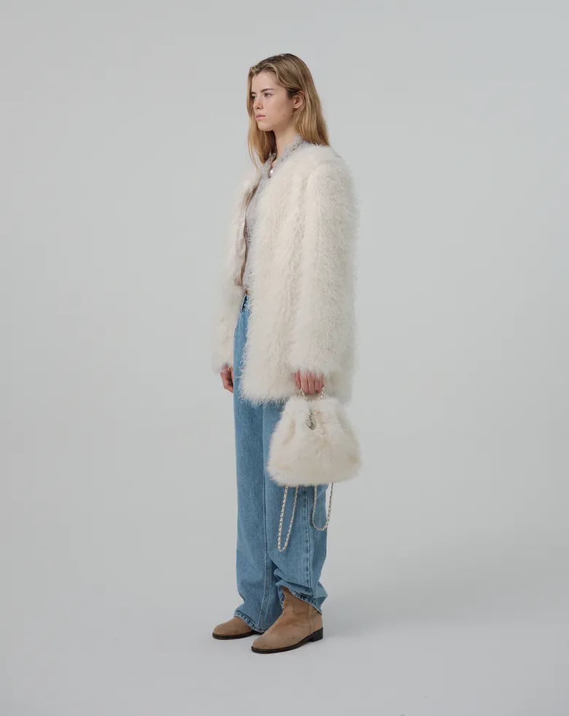 새 상품) 더바넷 퍼 Rove Hairy Long Fur Jacket 상품이미지2