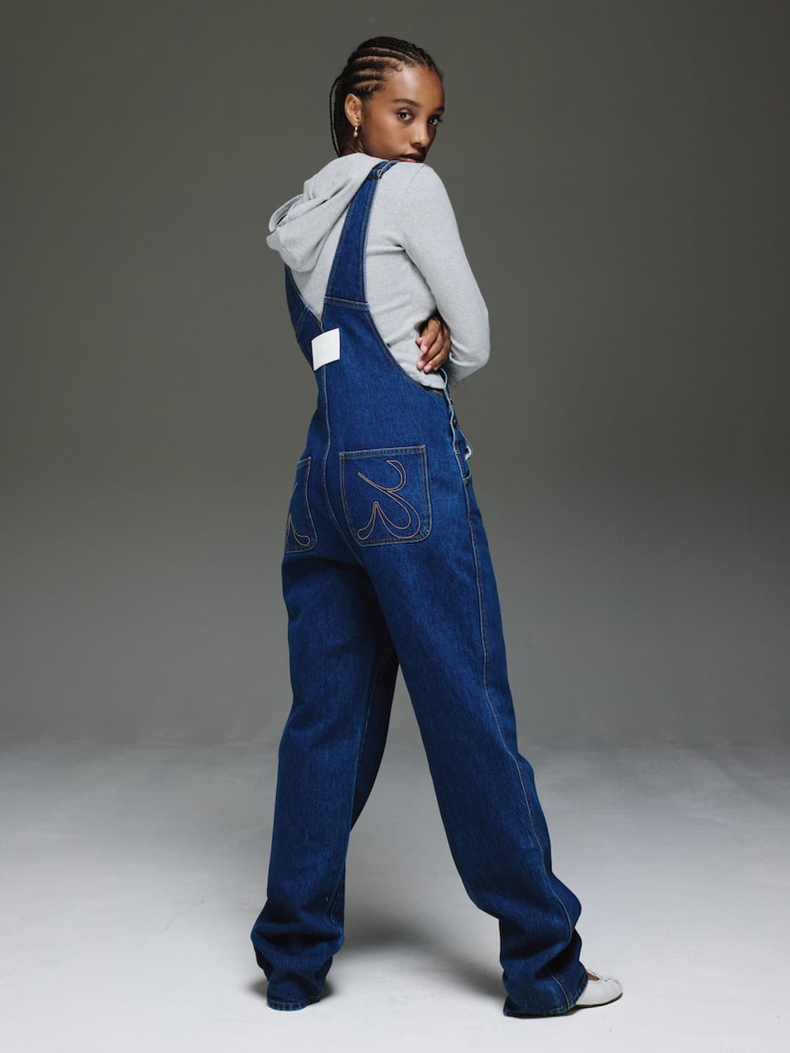 GLOWNY CLASSIC 글로니 데님 오버롤 팬츠 상품이미지1