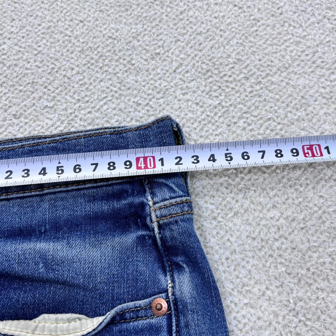 W32 리바이스 로우볼 워싱 데님 팬츠 0423E 상품이미지6